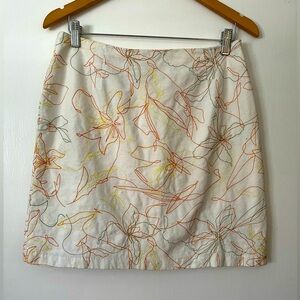Tori Richard Honolulu Floral Design Skirt